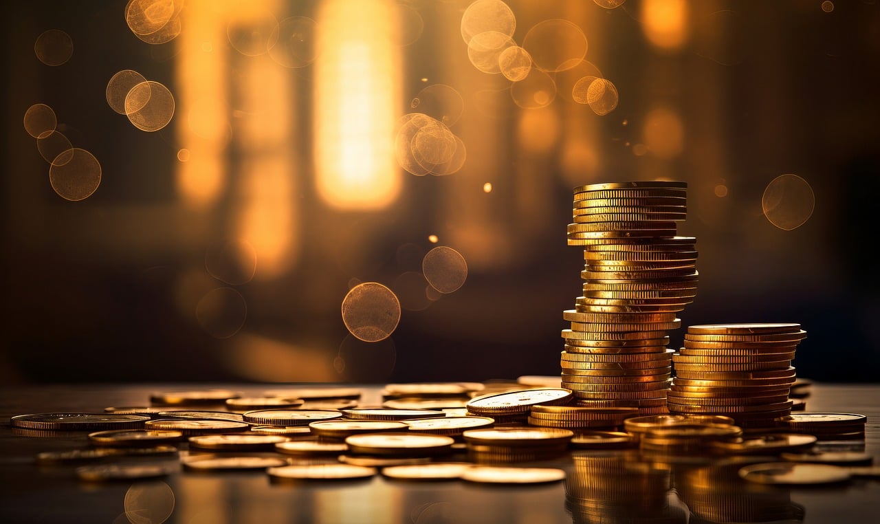 money, gold, business