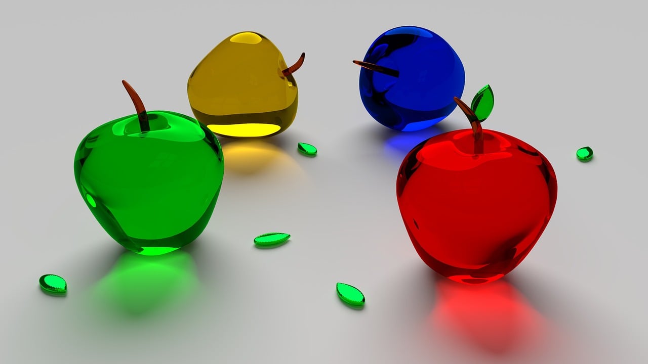 apple, glass, fruit, transparent, 3d wallpapers, wallpaper, 3d, apple, apple, apple, apple, apple, 3d, 3d