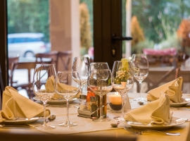 restaurant, table setting, table, glassware, stemware, wine glasses, glasses, plates, napkin, set-up, dinner, dining, service, lunch, restaurant, restaurant, restaurant, restaurant, restaurant