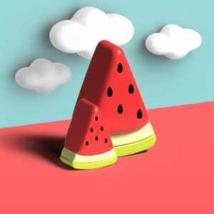 strawberries, fruits, digital art, 3d render, 3d mockup, digital art, digital art, digital art, digital art, digital art, 3d render